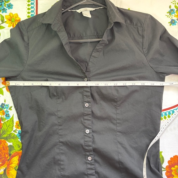 H&M Black Button Down Shirt - Picture 8 of 9